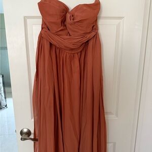 Birdy Grey Chiffon Teracotta Grace Convertible Dress